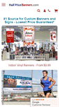 Mobile Screenshot of halfpricebanners.com